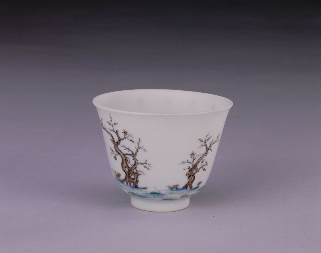 图片[2]-Five-color December flower cup-China Archive